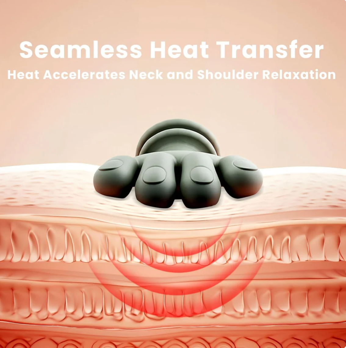 Healium Heated Massager, Deep tissue 4D with Human Hand stimulation